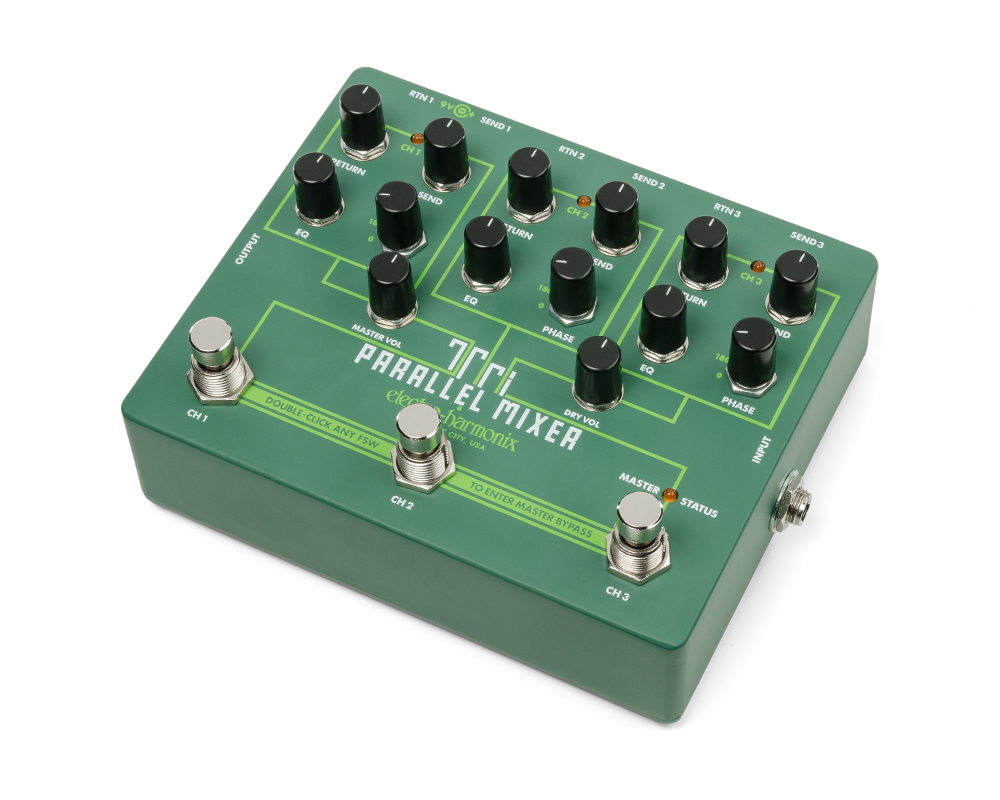 Electro-Harmonix Tri Parallel Mixer Effects Loop Mixer/Switcher