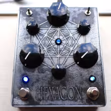 Triode Pedals HEXAGON Tap Tempo Delay