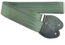 Souldier- Plain Seat Belt (Green) Guitar Strap