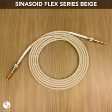FLEX SERIES BEIGE INSTRUMENT CABLE - 6' / ST/RA