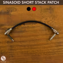 SHORT STACK PATCH CABLE 4" / Black